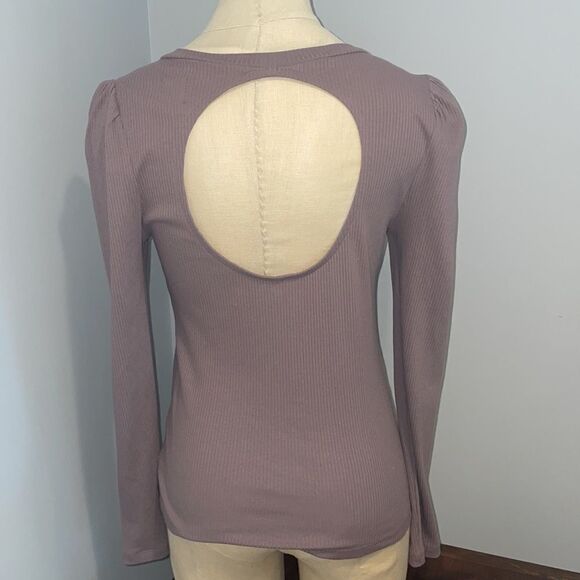 GAP Tops - Gap Ribbed Long Sleeve Top Size S Petite